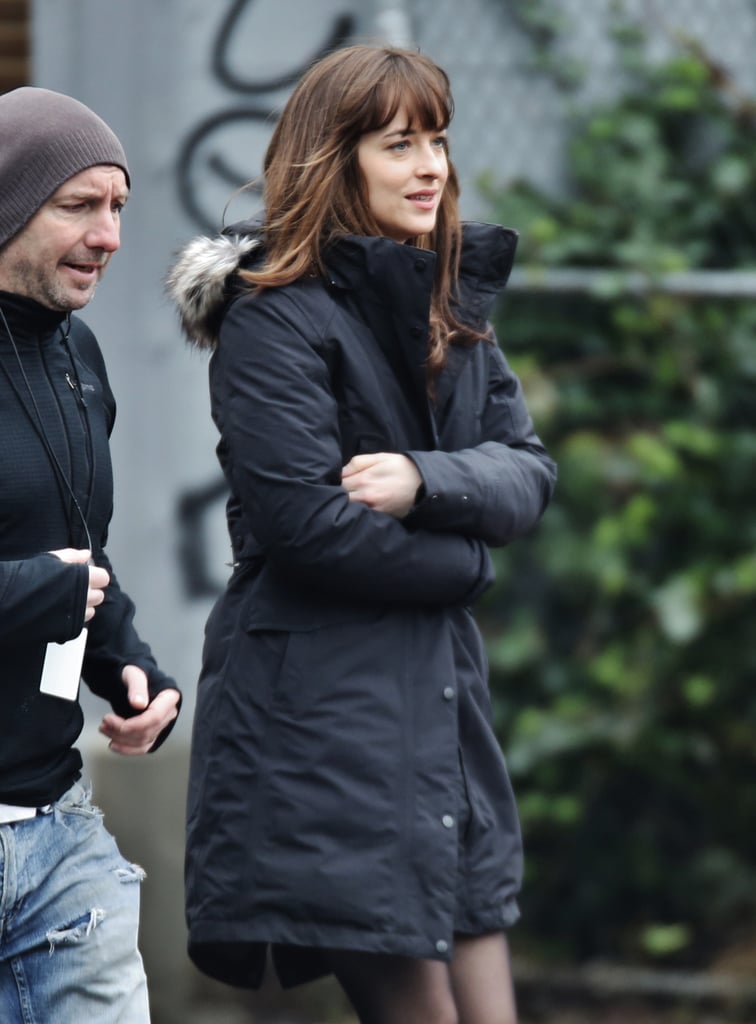 Dakota Johnson Fifty Shades Darker Set Pictures