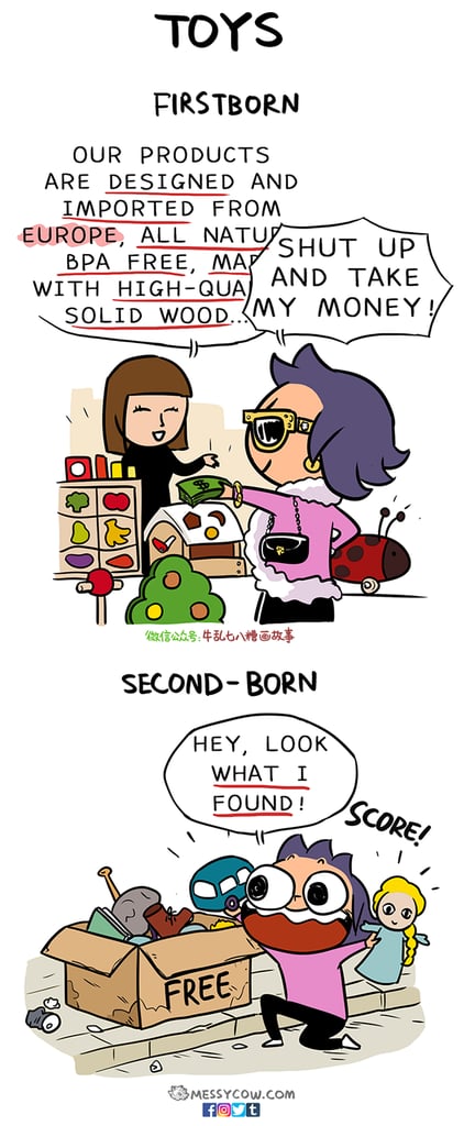 Comic About Raising Your Second Kid