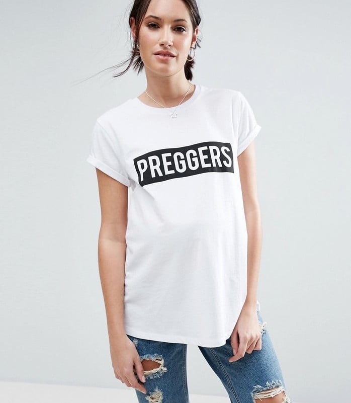 Preggers Slogan Tee