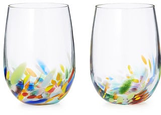 Confetti Wine Glasses