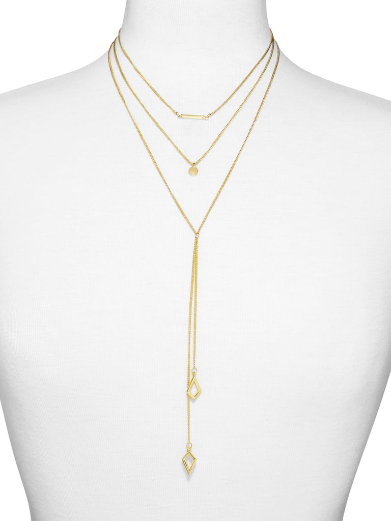 SugarFix by BaubleBar x Target Delicate Geometric Layered Lariat Necklace ($17)