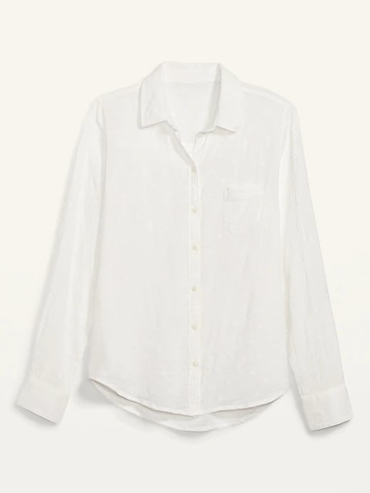 Old Navy Tonal-Embroidered Classic Shirt