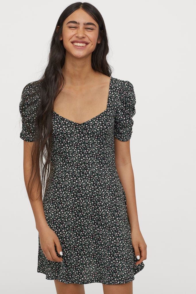Puff-Sleeved Dress