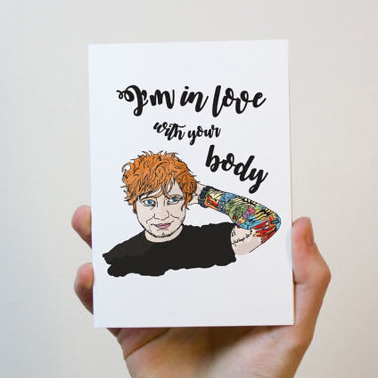 "I'm in Love With Your Body" Card