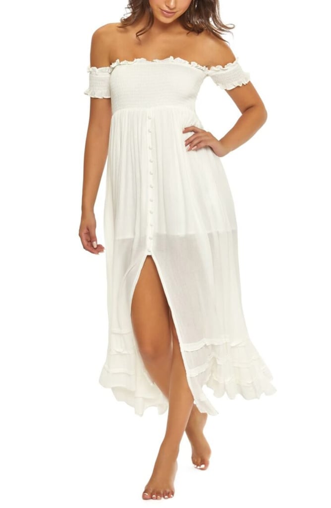 PilyQ Mishelle Off-the-Shoulder Cover-Up Maxi Dress