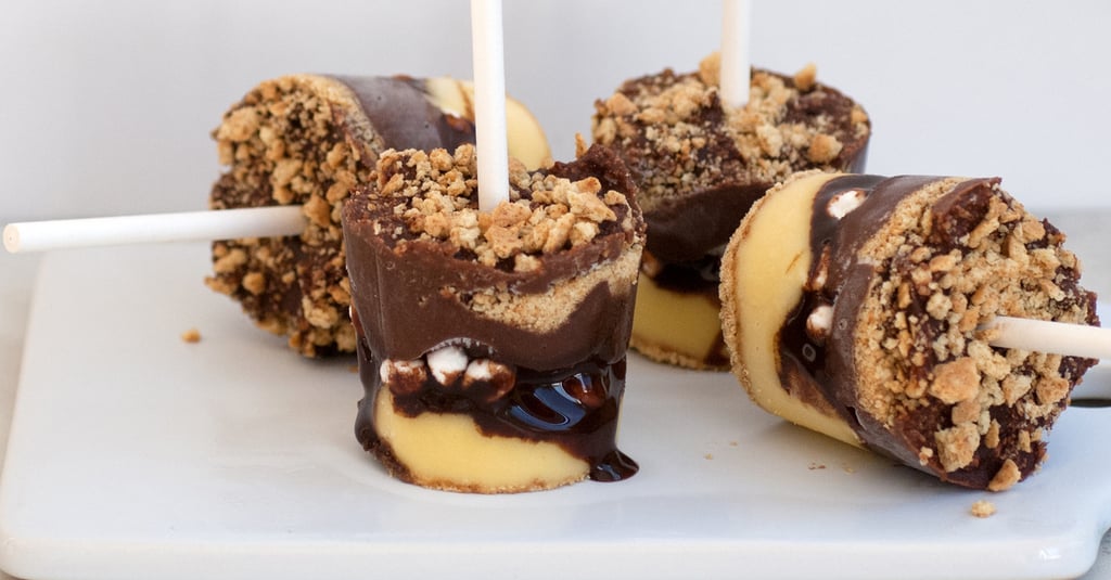 Frozen S'mores Pudding Pops