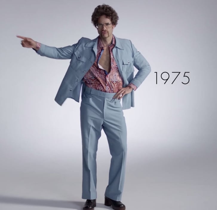 1975 | 100 Years of Men's Fashion Video | POPSUGAR Fashion Photo 8