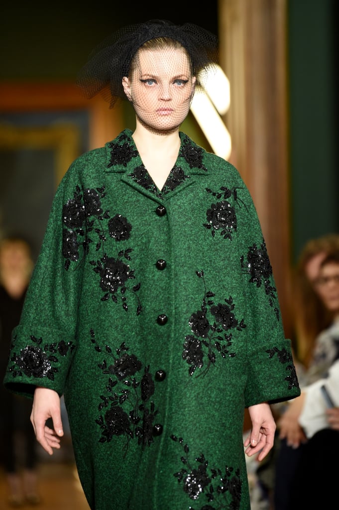 Erdem Autumn/Winter 2019 | Meghan Markle Green Erdem Coat March 2019 ...