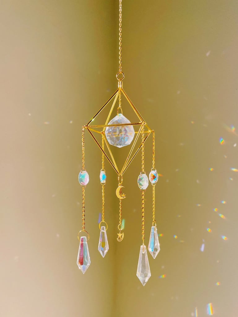 Boho Decor: Hanging Crystal Prism Sun Catcher