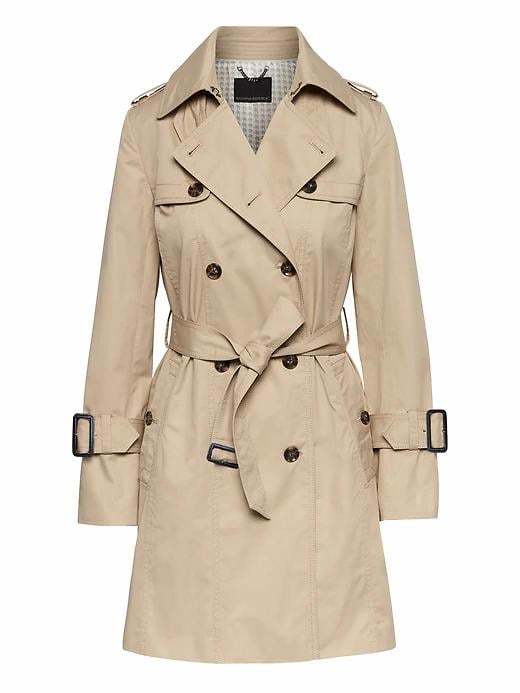 Banana Republic Petite Water-Resistant Classic Trench Coat