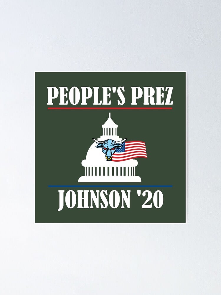 Johnson For President Poster