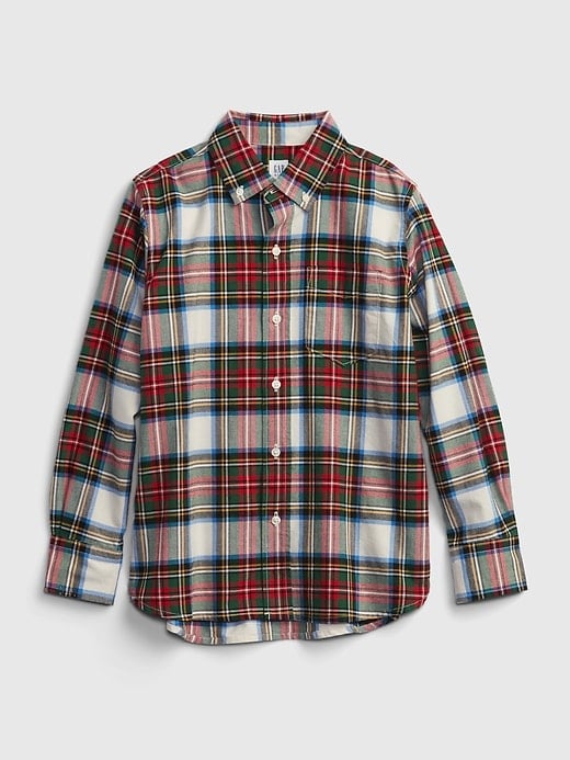 Gap Kids Plaid Oxford Shirt