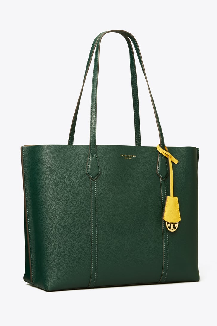 tory burch perry tote blue cloud