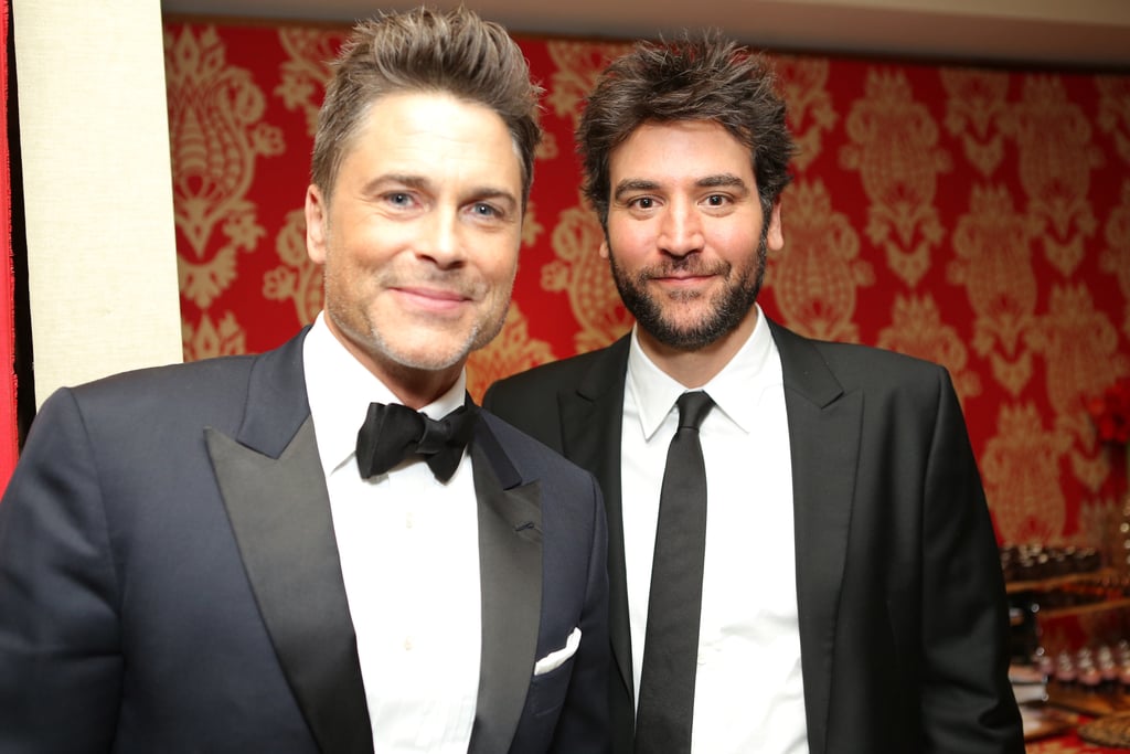 Rob Lowe met up with Josh Radnor.