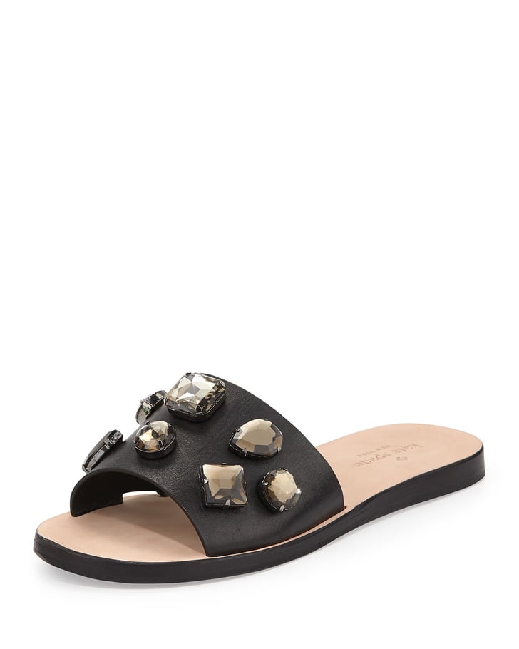 Kate Spade New York Jeweled Sandals | Slide-On Sandals | POPSUGAR ...