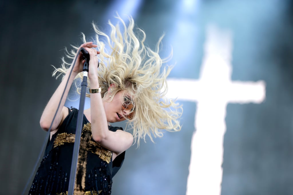 Taylor Momsen let loose during her set with The Pretty Reckless.