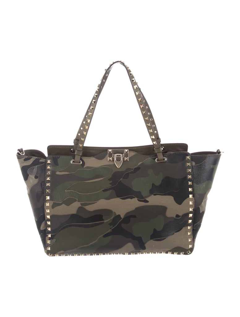 Valentino Coated Canvas Tote Bag