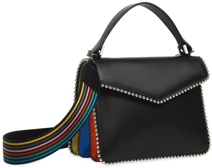 Les Petits Joueurs Pixie Rainbow Leather Top Handle Bag