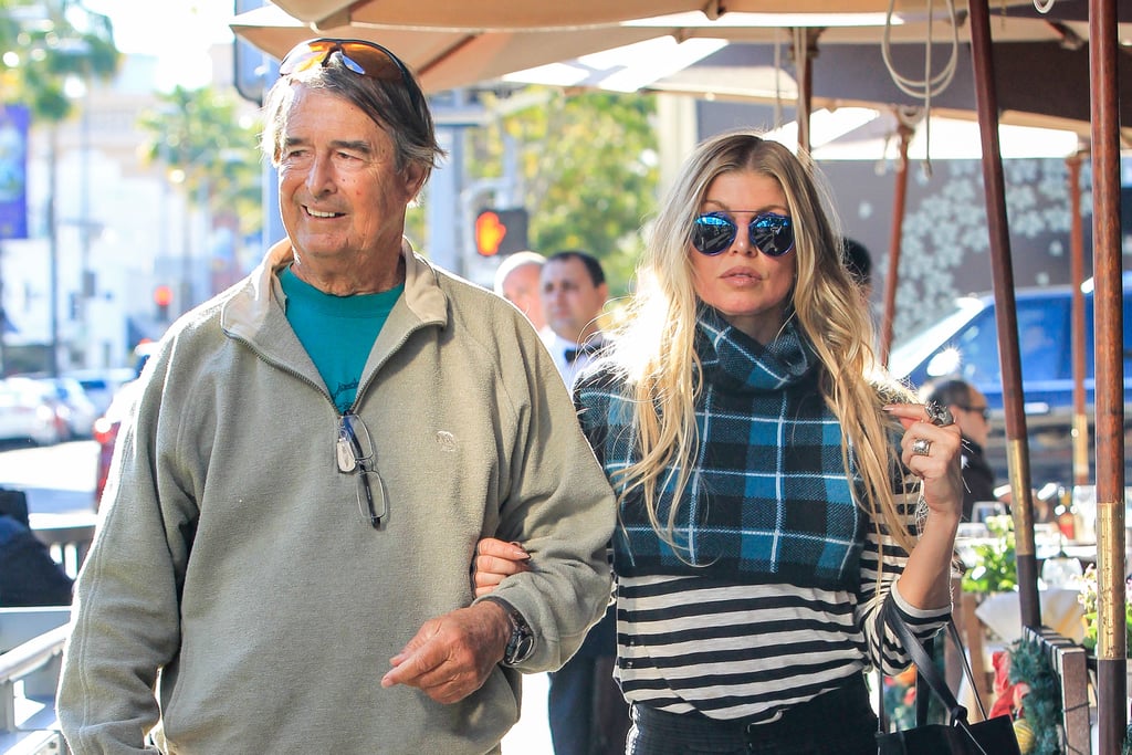 Fergie and Her Dad Out in LA December 2015