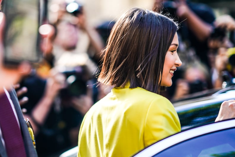 Bella Hadid With a Blunt Bob in 2018