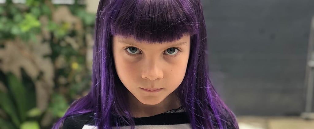 Pink's Daughter Willow Dyes Hair Purple