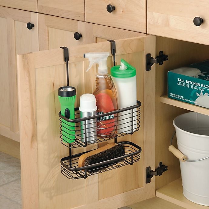 For Your Cabinets: iDesign Axis Over the Cabinet Basket Organizer