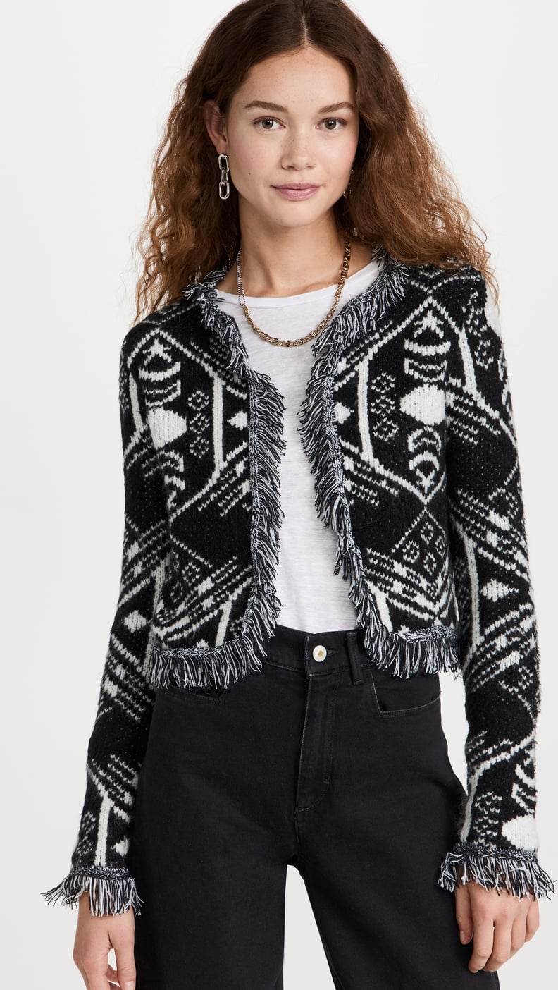 A Fun Cardigan: Le Superbe Clairvoyant Fringe Cardigan