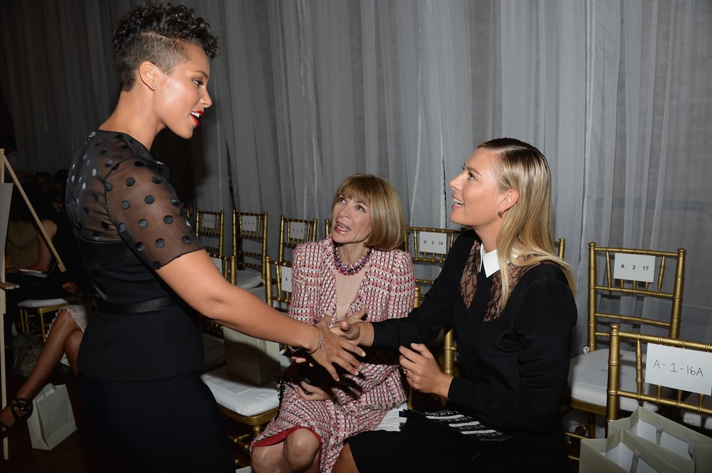 Alicia Keys and Maria Sharapova Alicia Keys and Maria Sharapova