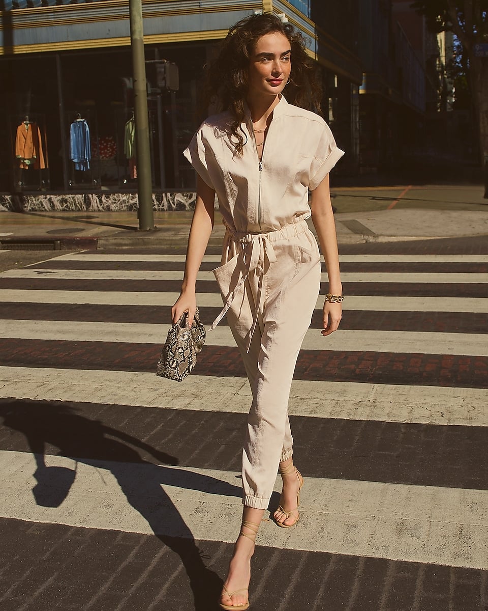 leopard jumpsuit express