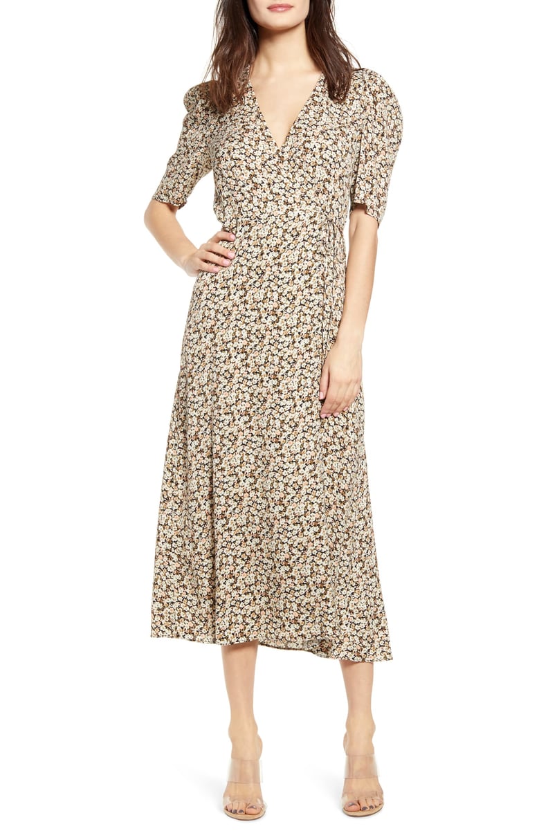 AFRM Hughes Midi Wrap Dress