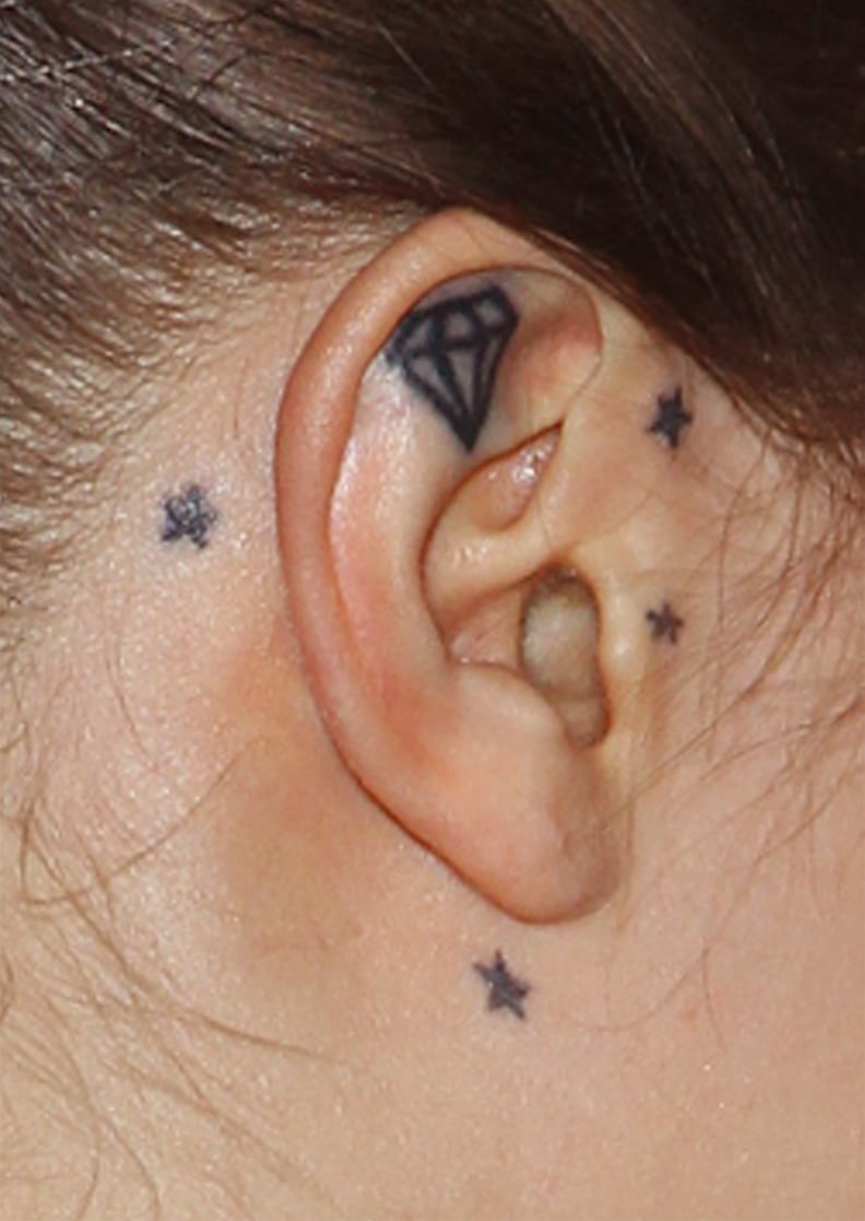 Cara Delevingne's Diamond and Stars Tattoo