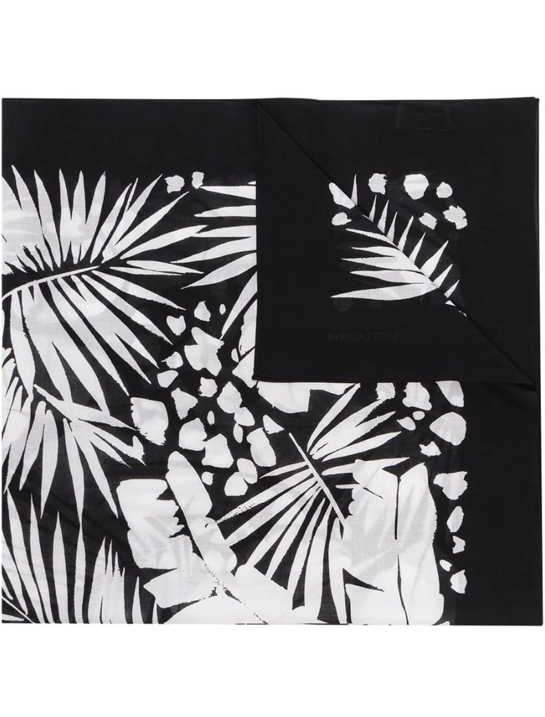 Saint Laurent Palm Tree Print Bandana