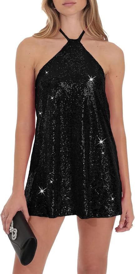 Hibshaby Glitter Sequin Dress