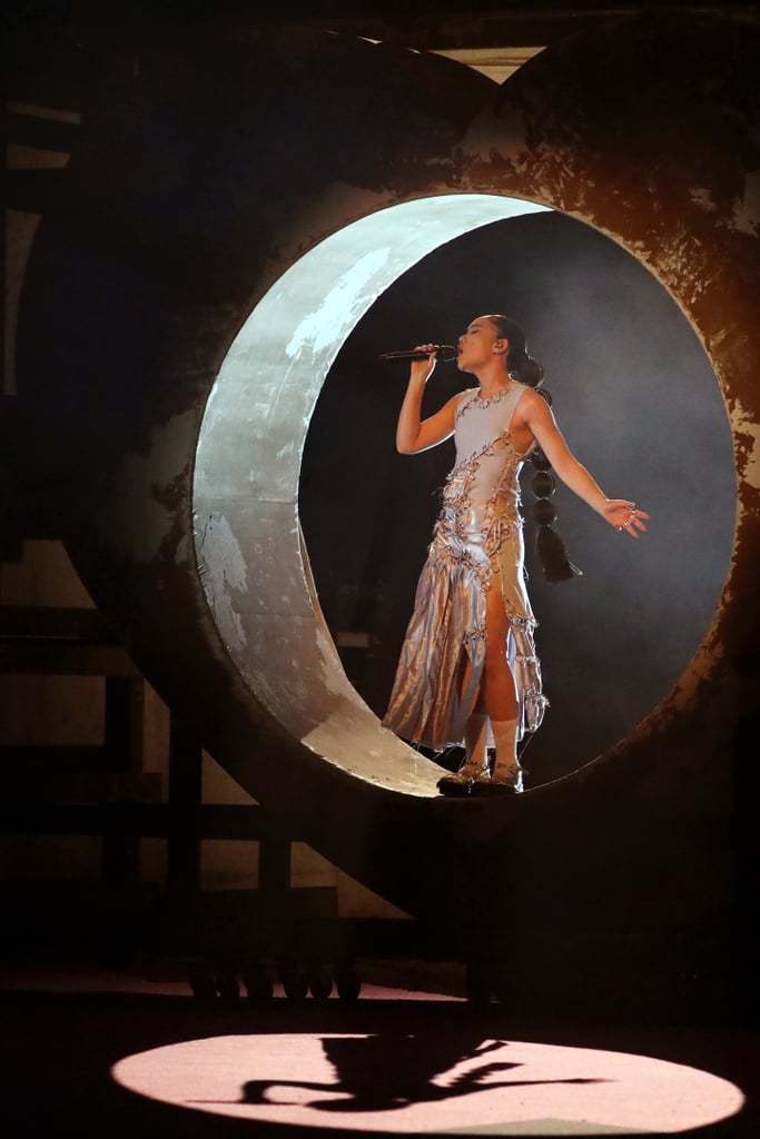 Griff's Jewel-Embellished Bubble Braid at the BRIT Awards