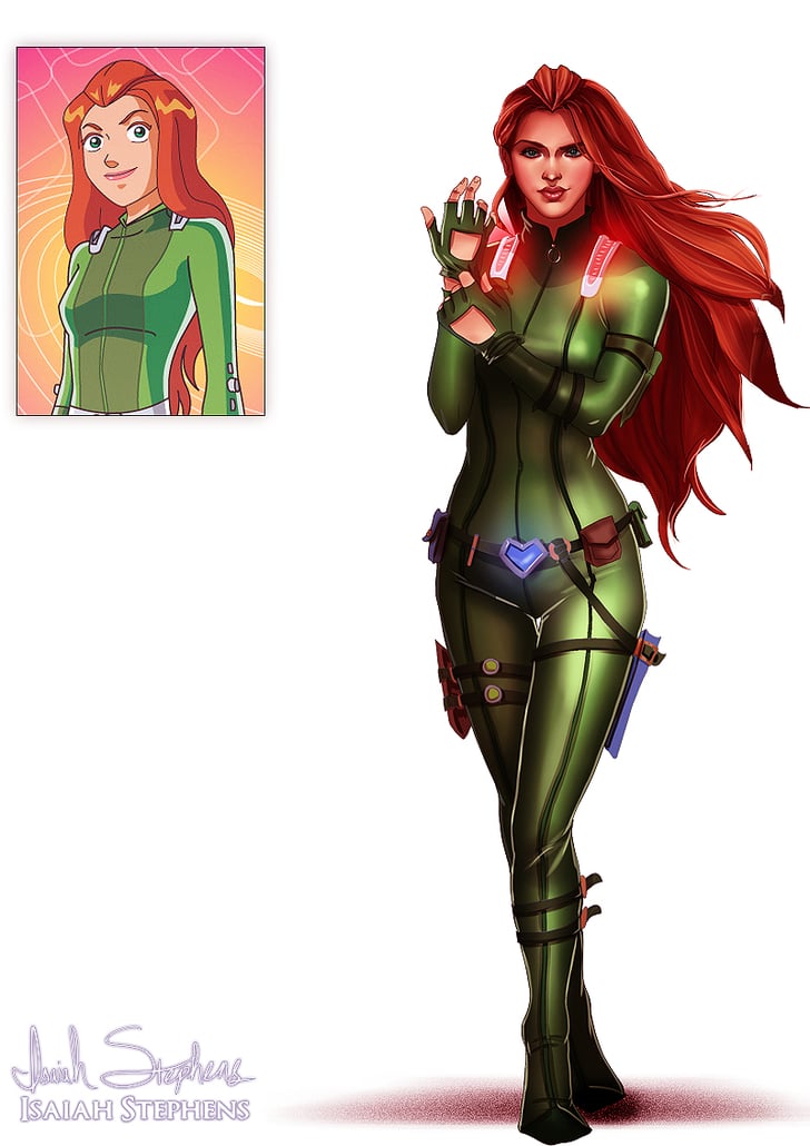 Sam From Totally Spies 90s Cartoon Characters As Adults Fan Art 