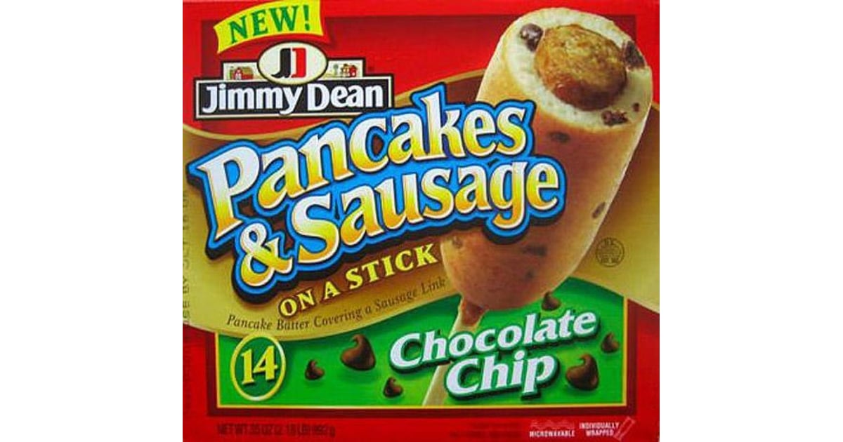 Jimmy Dean Chocolate Chip Pancakes & Sausage on a Stick Weird Food