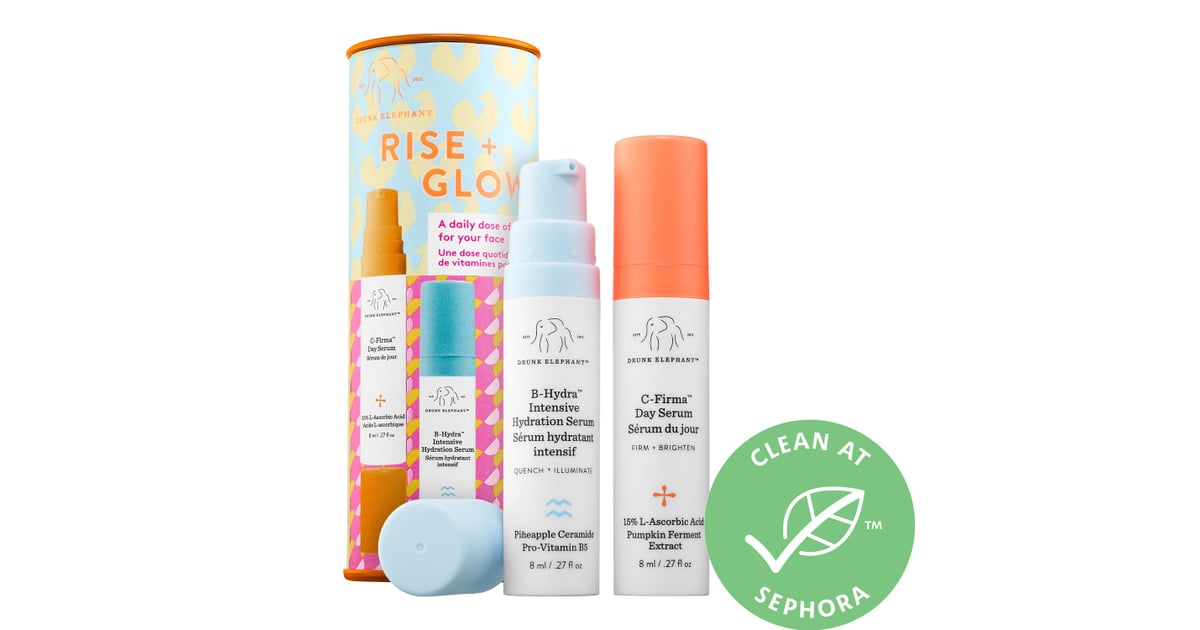 Drunk Elephant Rise + Glow Brightening Duo TopRated Vitamin C Serums