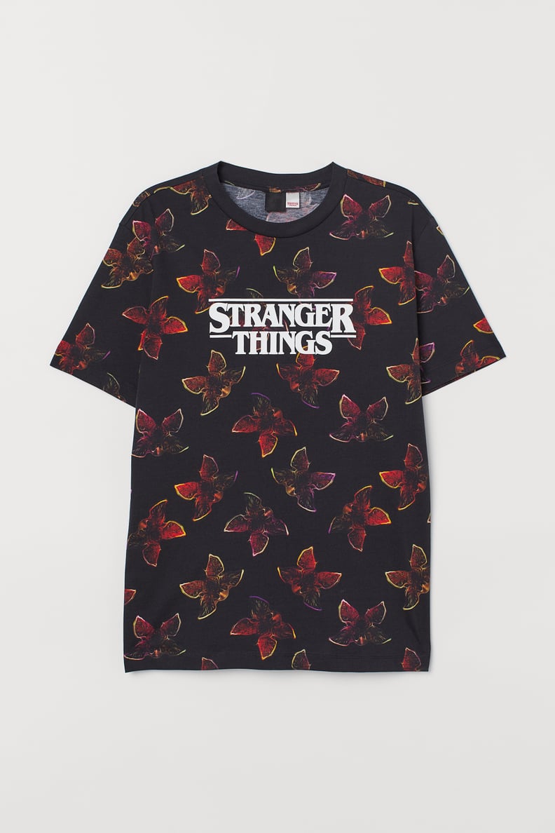 Stranger Things x H&M T-Shirt With Printed Design