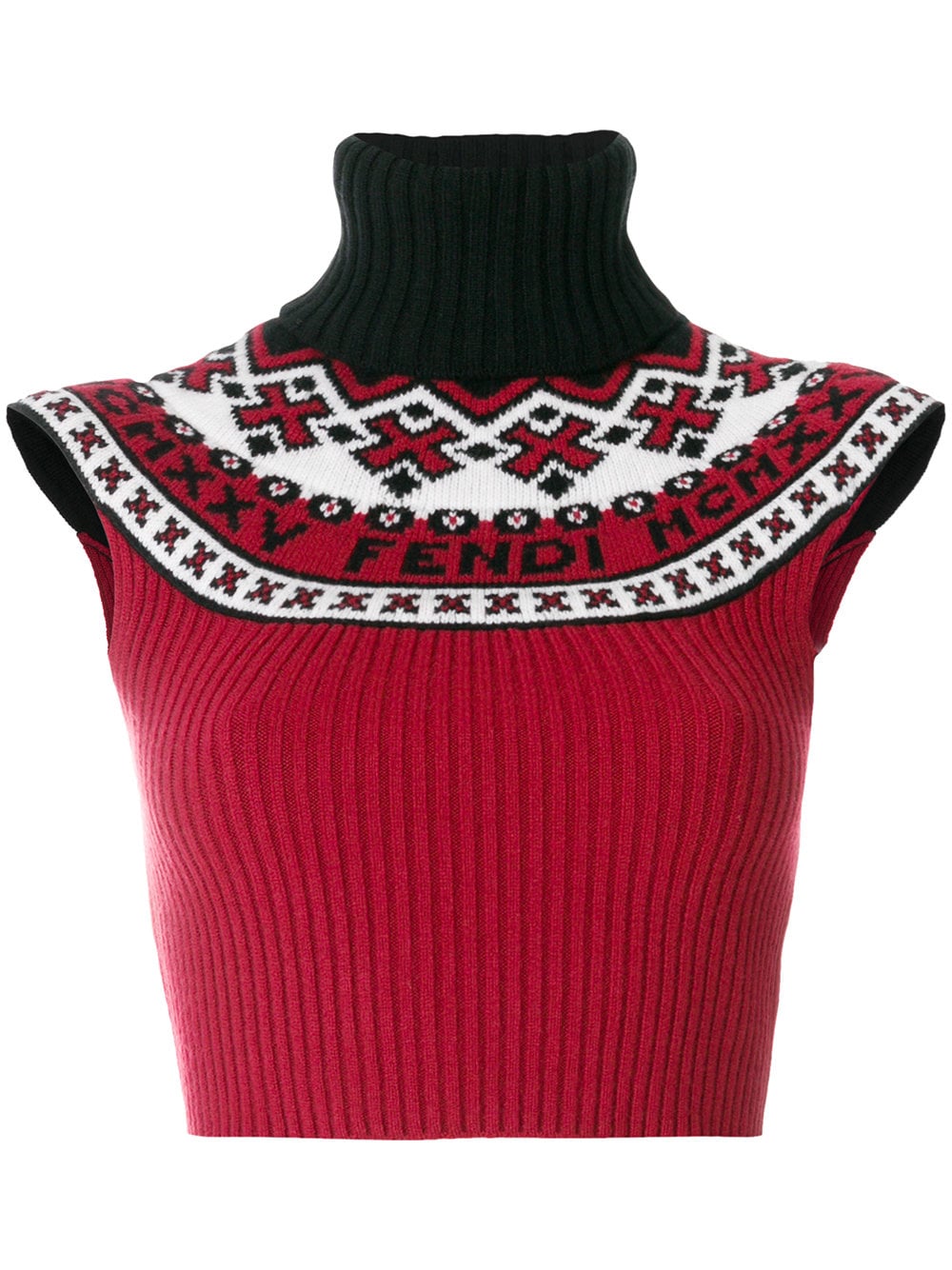 Fendi hot sale cropped sweater