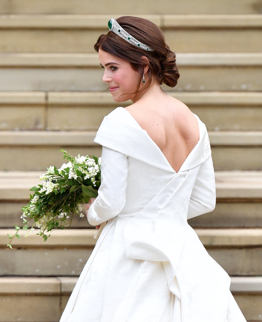 Princess Eugenie Jack Brooksbank Wedding Outfit Exhibition