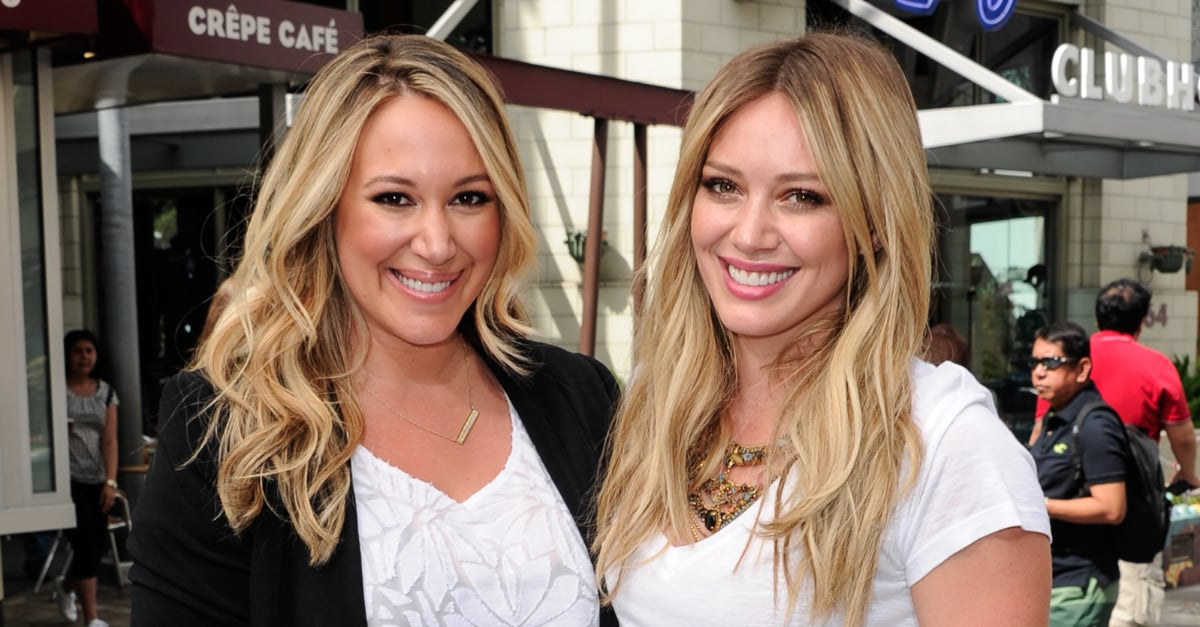 Hilary and Haylie Duff Support Each Other as Moms PS Family
