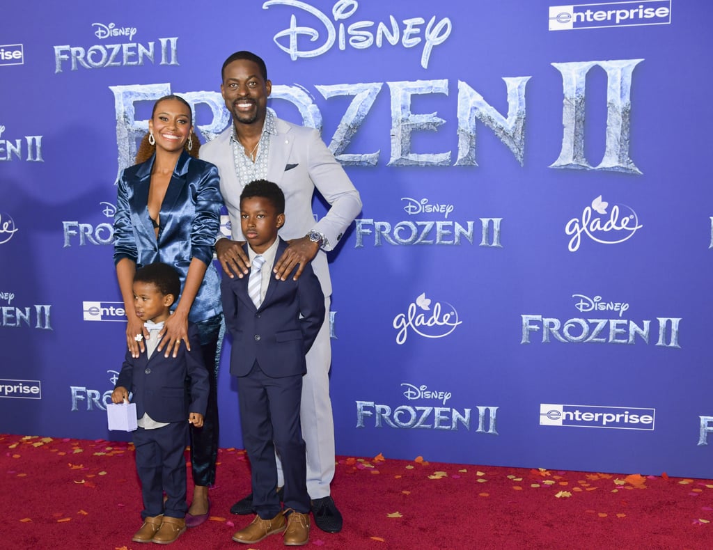Sterling K. Brown and His Family at Frozen 2 Premiere