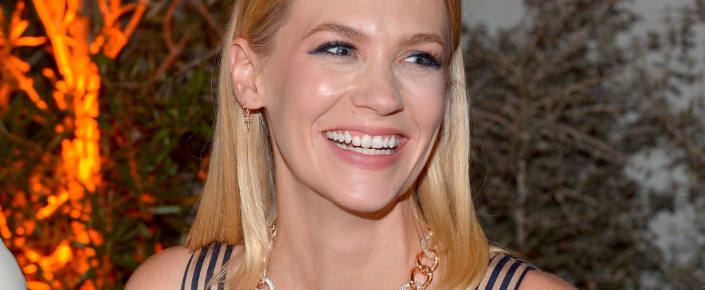 January Jones Pink Hair 2018