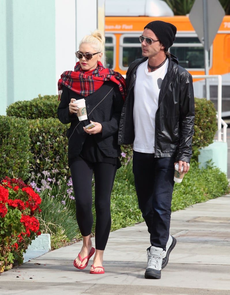 They walked together during an October 2012 coffee run in LA.