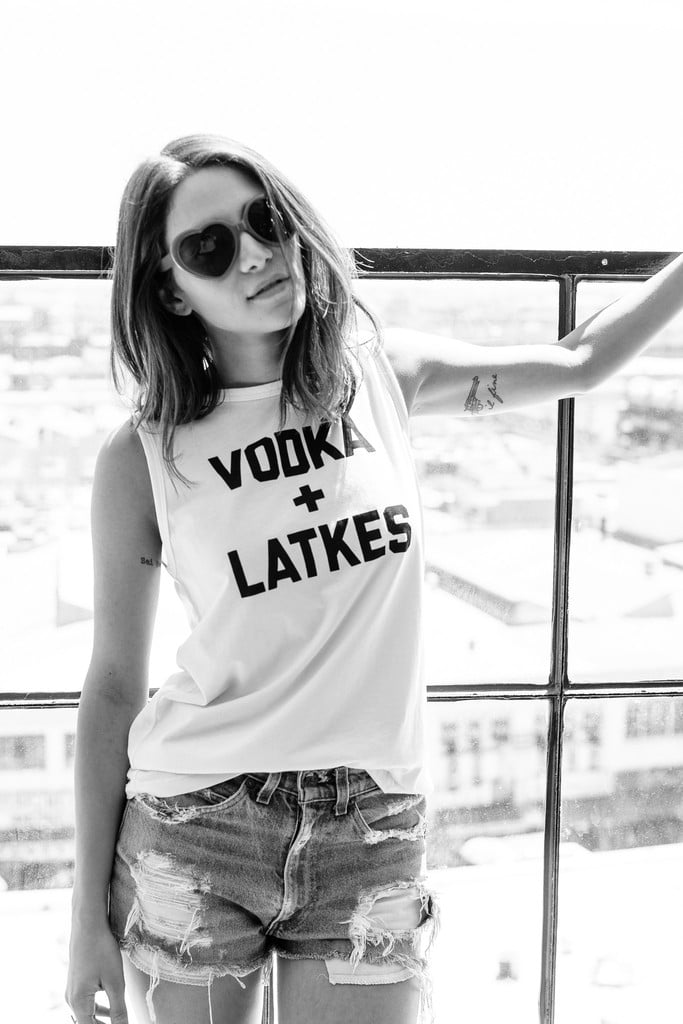 Unkosher Market Vodka + Latkes T-Shirt ($48)