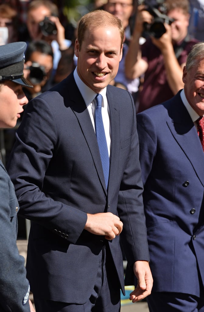 Prince William After Royal Baby Announcement | Photos