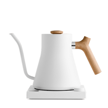 Fellow Stagg EKG Matte White Electric Tea Kettle with Walnut Handle +  Reviews