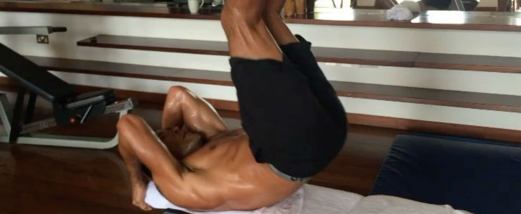Kelly Ripa Shares Mark Consuelos's Ab Workout on Instagram