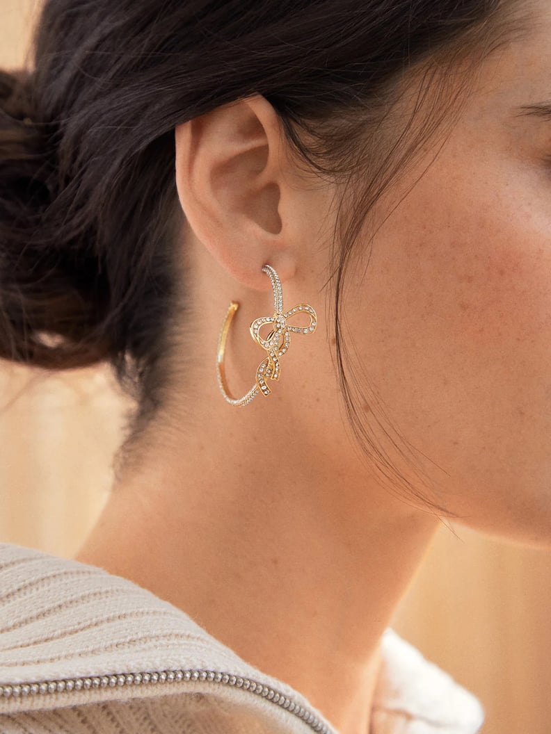 Bow-Tie Hoops From BaubleBar