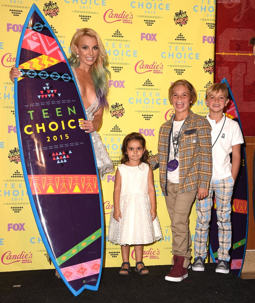 Britney Spears With Her Sons Pictures Popsugar Celebrity